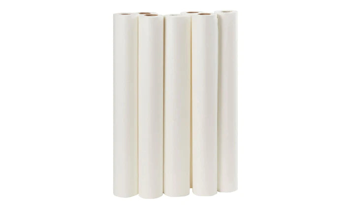 Table Paper 18" x 225 feet, White, Smooth, 12/cs